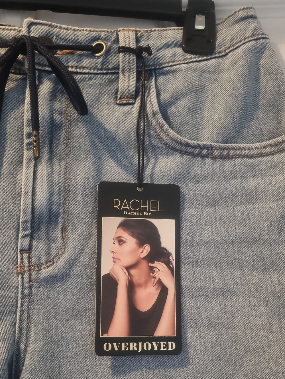 RACHEL By Rachel Roy Overjoyed Cropped High Rise Jeans Blue Size 8/29 - Picture 6 of 13